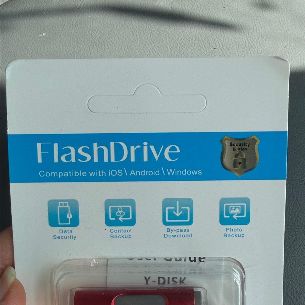 Red FlashDrive 512GB for iOS and Android - Picture 2 of 9